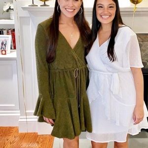 Green Hello Molly sweater Dress - Small